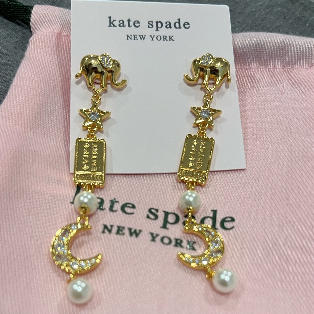 KATE SPADE Winter Carnival Charm Earrings - Picture 5 of 6